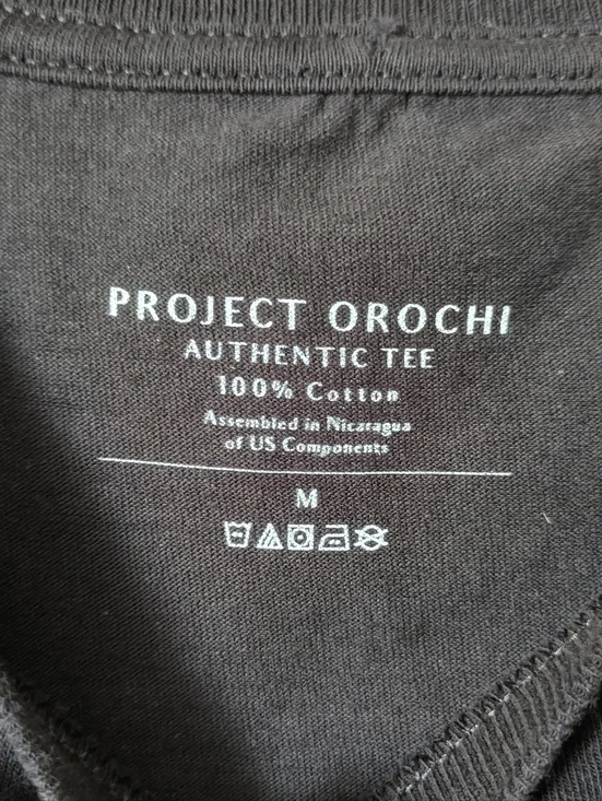 Project Orochi T-Shirt Tee Cyber Orochi Tee For Honor Black Size Medium - Picture 15 of 15